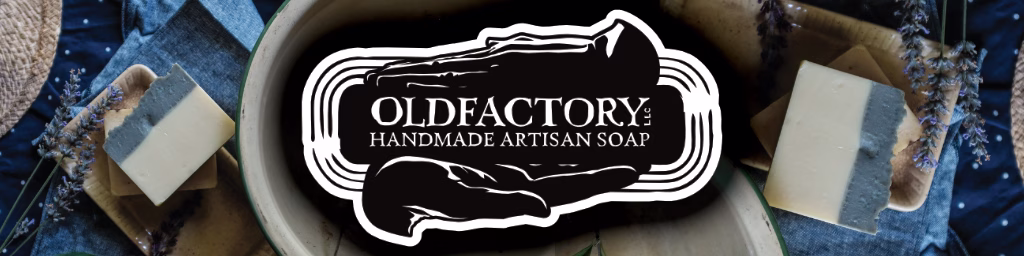 Old Factory Soap banner for natural cutting board wax website